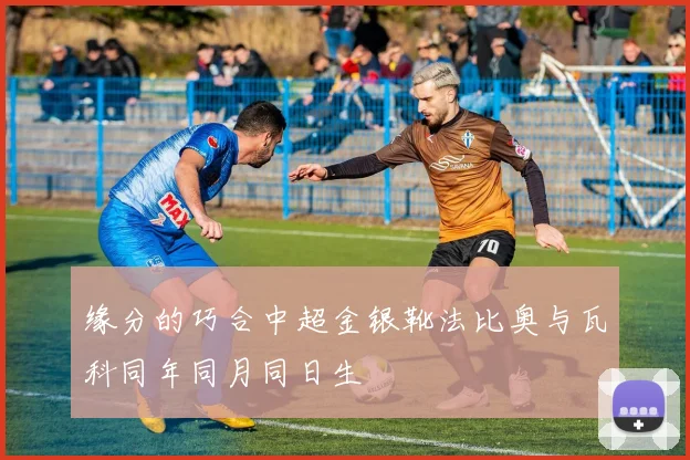 缘分的巧合中超金银靴法比奥与瓦科同年同月同日生